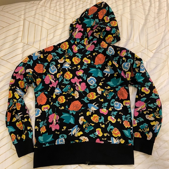Disney Alice in Wonderland zip up hoodie with front pockets - Picture 5 of 7